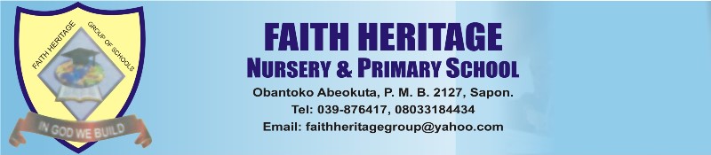 Faith Heritage School Banner